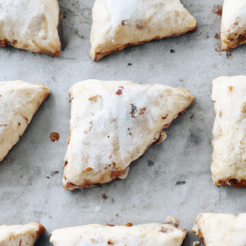 lemon cranberry scones